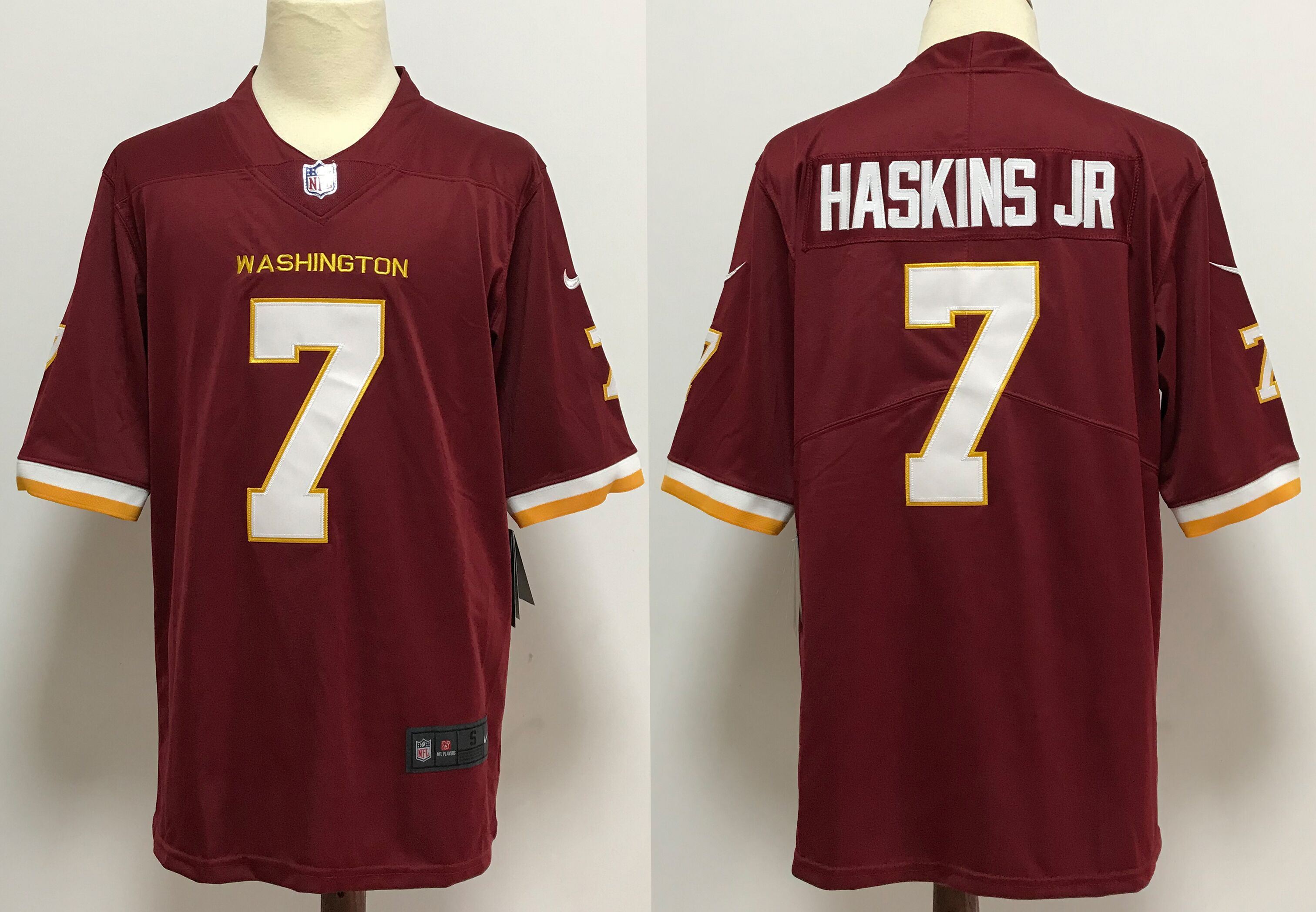 Men Washington Redskins #7 Haskins jr Red 2020 Vapor Untouchable Playe Nike NFL Jersey->pittsburgh steelers->NFL Jersey
